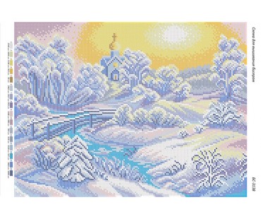 БС-3138 Пейзаж зима