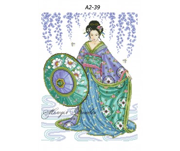 Картина А2-39 Японка