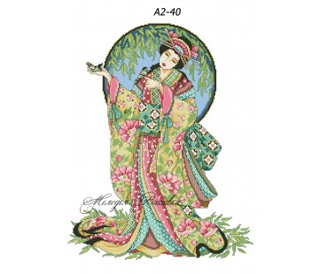 Картина А2-40 Гейша