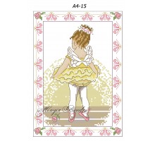 Картина А4-15 Балерина