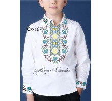 Сорочка для  хлопчика - вишиванка , заготовка для вишивики нитками або бісером - СХ-107