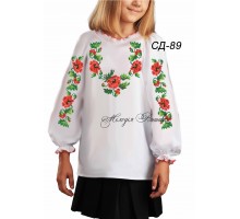 СД-89 Сорочка  вишиванка  для  дівчинки.  (ЗАГОТОВКА)