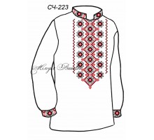 Чоловіча сорочка - вишиванка, заготовка для вишивки бісером або нитками СЧ №223