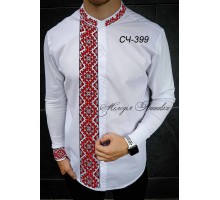 Чоловіча сорочка - вишиванка, заготовка для вишивки бісером або нитками СЧ №399