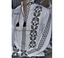 Чоловіча сорочка - вишиванка, заготовка для вишивки бісером або нитками СЧ №431