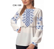 Жіноча сорочка - вишиванка , заготовка для вишивики нитками або бісером СЖ №188