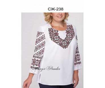 Жіноча сорочка - вишиванка , заготовка для вишивики нитками або бісером СЖ №238
