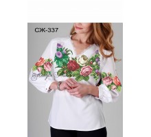 Жіноча сорочка - вишиванка , заготовка для вишивики нитками або бісером СЖ №337