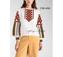 Жіноча сорочка - вишиванка , заготовка для вишивики нитками або бісером СЖ №404