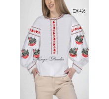 Жіноча сорочка - вишиванка , заготовка для вишивики нитками або бісером СЖ №496