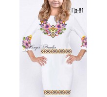 Заготовка плаття вишиванка для дівчинки ПД-81