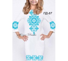 Заготовка плаття вишиванка для дівчинки ПД-87