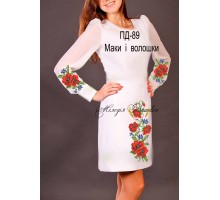 Заготовка плаття вишиванка для дівчинки ПД-89