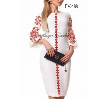Плаття жіноче - вишиванка, заготовка для вишивки бісером або нитками ПЖ №188