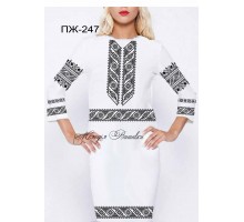 Плаття жіноче - вишиванка, заготовка для вишивки бісером або нитками ПЖ №247