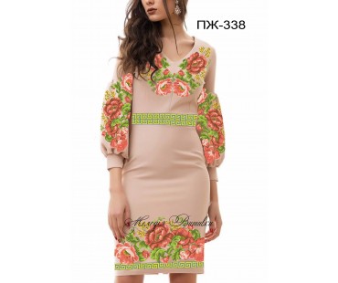 Плаття жіноче - вишиванка, заготовка для вишивки бісером або нитками ПЖ №338