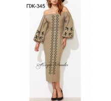 Плаття жіноче - вишиванка, заготовка для вишивки бісером або нитками ПЖ №345