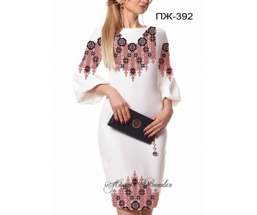 Плаття жіноче - вишиванка, заготовка для вишивки бісером або нитками ПЖ №392