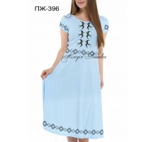 Плаття жіноче - вишиванка, заготовка для вишивки бісером або нитками ПЖ №396