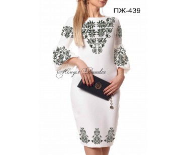 Плаття жіноче - вишиванка, заготовка для вишивки бісером або нитками ПЖ №439