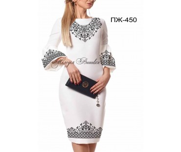 Плаття жіноче - вишиванка, заготовка для вишивки бісером або нитками ПЖ №450