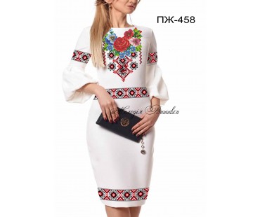 Плаття жіноче - вишиванка, заготовка для вишивки бісером або нитками ПЖ №458