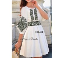 Плаття жіноче - вишиванка, заготовка для вишивки бісером або нитками ПЖ №464