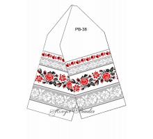 Рушник весільний - заготовка  для  вишивки бісером або нитками №38