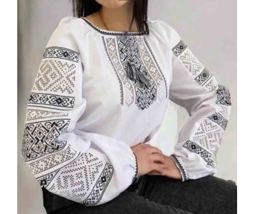 Парні  вишиванки "Чорна мережка"