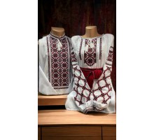 Парні  вишиванки "Червоні горішки" 